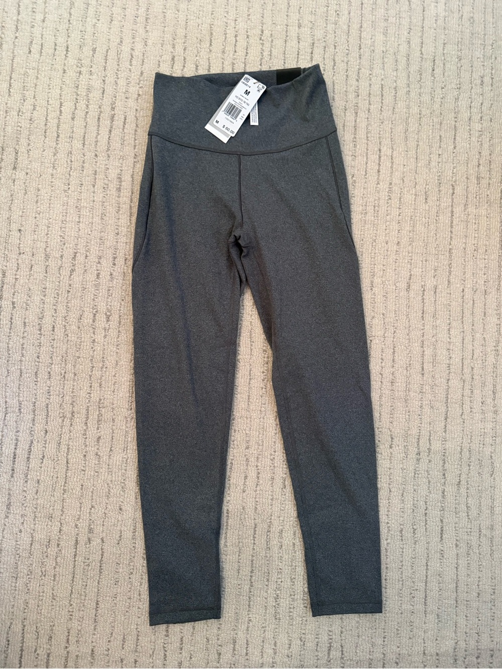 adidas Kids High-Rise Performance Leggings - Dark Gray